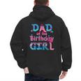 Family Party Decorations Dad Of The Birthday Girl T-Shirt Men's Hoodie Back Print