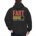Fart Loading Please Wait Shirt Men Dad Joke Fathers Day Men's Hoodie Back Print