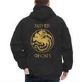 Father Of Cats Shirt Cat Dad Cat Daddy Men's Hoodie Back Print