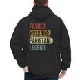Father Husband Pakistani Legend Pakistan Dad Father's Day Men's Hoodie Back Print