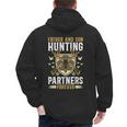 Father And Son Hunting Partners Dad And Son Hunting Buddies Men's Hoodie Back Print