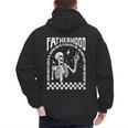 Fatherhood Dad Tour Some Days I Rock It Happy Father's Day Men's Hoodie Back Print