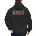 Fathers Dad Joke I'm Not Sleeping I'm Just Resting My Eyes Men's Hoodie Back Print Fathers Dad Joke I'm Not Sleeping I'm Just Resting My Eyes Men's Hoodie Back Print