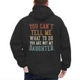 Father's Day Dad From Daughter Daddy Men's Hoodie Back Print