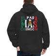 Fathers Day El Papa Mas Chingon Mexican Dad Spanish Men's Hoodie Back Print
