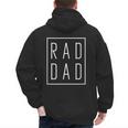 Fathers Day Shirts Rad Dad Men's Hoodie Back Print