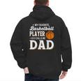 My Favorite Basketball Player Calls Me Dad Men's Hoodie Back Print
