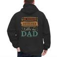 My Favorite Er Calls Me Dad Er Dad Men's Hoodie Back Print