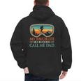 My Favorite Ski Buddies Call Me Dad Ski Dad Men's Hoodie Back Print