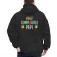 Feliz CumpleañOs Papi Spanish Dad Birthday For Kids Men's Hoodie Back Print