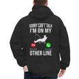 Fishing Dad Men Reel Cool Fish Bass Fishing Men's Hoodie Back Print