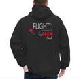 Flight Crew Airplane Birthday Dad Airplane Matching Family Men's Hoodie Back Print