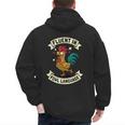 Fluent In Fowl Language Chicken Rooster Mom Dad Farm Men's Hoodie Back Print