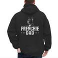 Frenchie Dad Lover Owner French Bulldog Father Daddy Papa Men Women Girls Kids Men's Hoodie Back Print