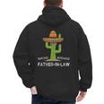 Fun Hilarious Dad-In-Law Humor Father-In-Law Men's Hoodie Back Print