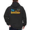 Gelt Father Hanukkah Menorah Jewish Dad Pajamas Men's Hoodie Back Print