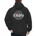 Gender Reveal Dad Daddy To Be Pink Or Blue Baby Shower Men's Hoodie Back Print