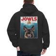 German Shepherd Jowls Hamburger GSG Dog Mom Dog Dad Men's Hoodie Back Print
