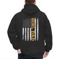 Girl Dad Father's Day Dad Daughter Dad Of Girls Outnumbered Men's Hoodie Back Print