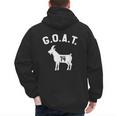 GOAT Number 14 Greatest Of All Time Dad Joke Men's Hoodie Back Print
