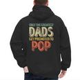 Only The Greatest Dads Get Promoted To Pop Men's Hoodie Back Print