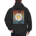Groovy Dad Matching Outfit Fathers Day Family Retro Vintage Men's Hoodie Back Print
