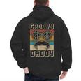 Groovy Daddy 60s Outfit 70s Themed Party Costume Dad Hippie Men's Hoodie Back Print Groovy Daddy 60s Outfit 70s Themed Party Costume Dad Hippie Men's Hoodie Back Print