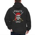 Halloween Pirate Skull Apparel Pirate Dad V-Neck Short Sleeve Cotton 100 T-Shirt Small Men's Hoodie Back Print