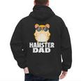 Hamster Dad Father's Day Animal Whisperer Rodent Lover Men's Hoodie Back Print