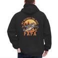 We Hooked The Best Papa Ever Fishing Dad Papa's Day Men's Hoodie Back Print