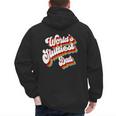 Humor Sarcastic Father's Day Adult Jokes World's Sluttiest Dad Small Men's Hoodie Back Print