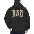 Hunting Dad Duck Camouflage Camo Waterfowl Duck Camo Men Men's Hoodie Back Print