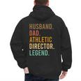Husband Dad Athletic Director Legend Athletic Directors Men's Hoodie Back Print Husband Dad Athletic Director Legend Athletic Directors Men's Hoodie Back Print