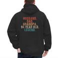 Husband Dad Grandpa 94 Year Old Legend 94th Bday Men Men's Hoodie Back Print
