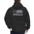Husband Daddy Protector Hero Police Officer Father Dad Men's Hoodie Back Print Husband Daddy Protector Hero Police Officer Father Dad Men's Hoodie Back Print