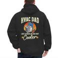HVAC Dad But Cooler HVAC Technician Father Men's Hoodie Back Print