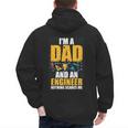 I'm A Dad And Engineer Father Day Engineering Men's Hoodie Back Print