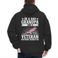I'm A Dad Grandpa And A Veteran US Flag Veterans Day Men's Hoodie Back Print I'm A Dad Grandpa And A Veteran US Flag Veterans Day Men's Hoodie Back Print