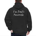 I'm Dad's Favorite T-Shirt Men's Hoodie Back Print I'm Dad's Favorite T-Shirt Men's Hoodie Back Print