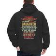 I'm A Lucky Dad I Have A Awesome Daughter She's Stubborn Men's Hoodie Back Print