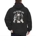 I'm Telling Dad Saying Religious Christian Jesus Meme Men's Hoodie Back Print