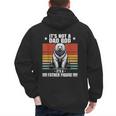 It's Not A Dad Bod It's Father Figure Bear Vintage Men's Hoodie Back Print