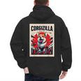 Japanese Art Corgi Dog Mom Dad Men's Hoodie Back Print