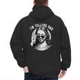 Jesus I'm Telling Dad Jesus Meme Christian & Jesus Men's Hoodie Back Print