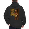 Jesus I Saw That I'm Telling Dad Religious Men's Hoodie Back Print
