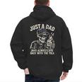 Just A Dad Who Always Came Back With The Milk Shirt Skeleton Men's Hoodie Back Print