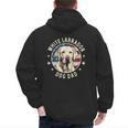Labrador Retriever Dog Dad Men's Hoodie Back Print