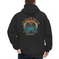 I Leveled Up To First Time Daddy Soon To Be Dad Men's Hoodie Back Print