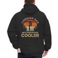 Lineman Dad Like A Regular Dad But Cooler Lineman Men's Hoodie Back Print