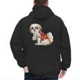 I Love Dad Tattoo Shih Tzu Dad Father's Day Men's Hoodie Back Print I Love Dad Tattoo Shih Tzu Dad Father's Day Men's Hoodie Back Print